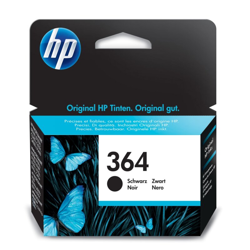 Original CB316EE#BA1 HP 364 PSC Tinte black ST