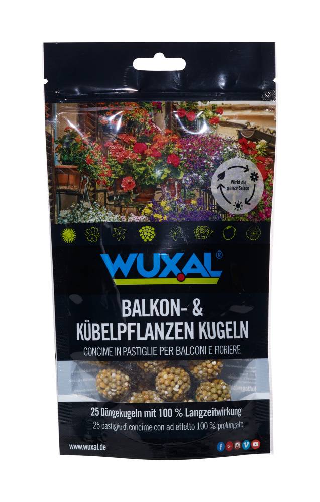 WUXAL Balkon & Kübelpflanzen Kugel (25 Stück)