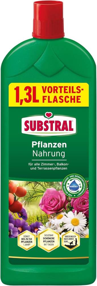 Substral Pflanzen-Nahrung 1,3L - Flüssigdünger mit extra Eisen