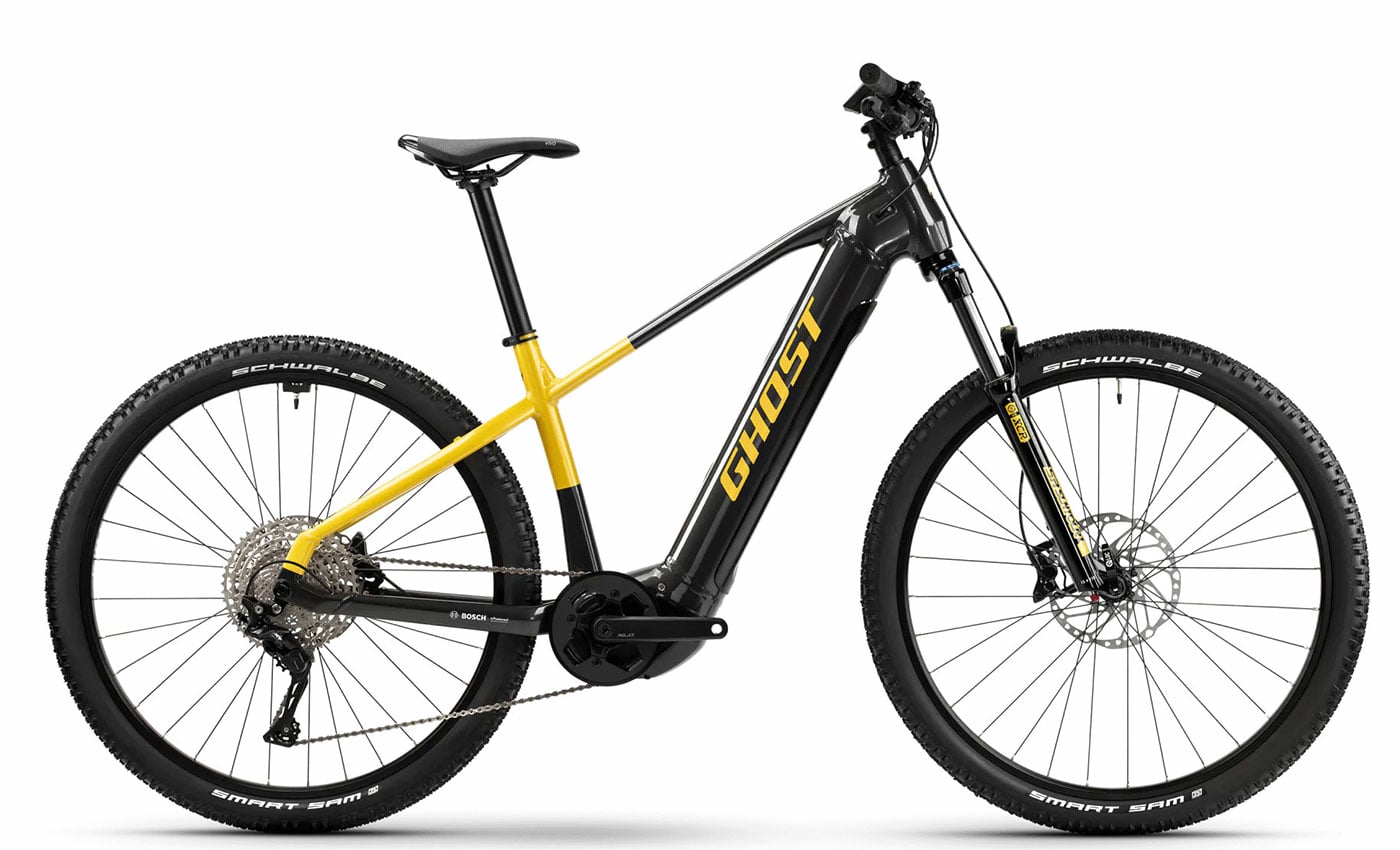 Ghost E-Teru Advanced - 27.5 / 29 Zoll 750Wh 11K Diamant - met. anthracite/met. gold yellow - glossy