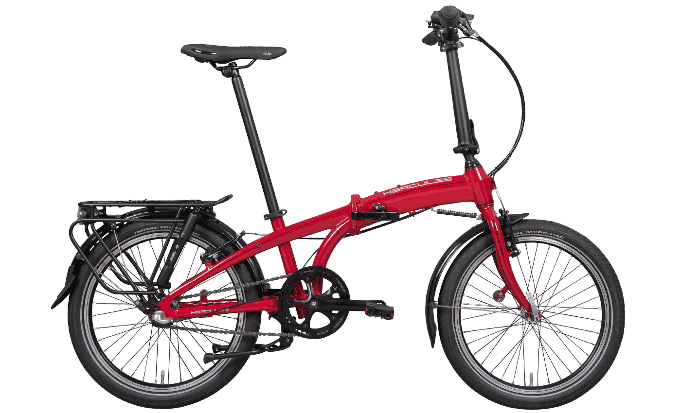 HERCULES Versa R3 - 20 Zoll 3N-RT Faltrad - darkred-glossy