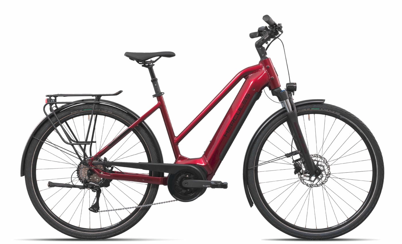 HERCULES Futura I-8 - 28 Zoll 625Wh 8K Trapez - ultimacy bordeaux-glossy