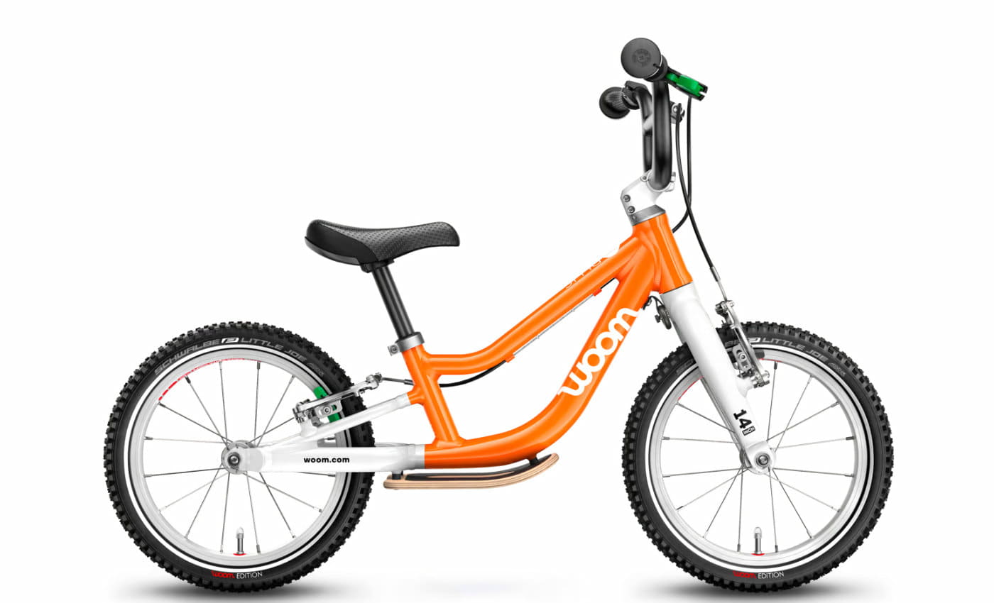 Woom ORIGINAL 1 PLUS Kinder-Laufrad (Gen. G)  - 12 Zoll - orange