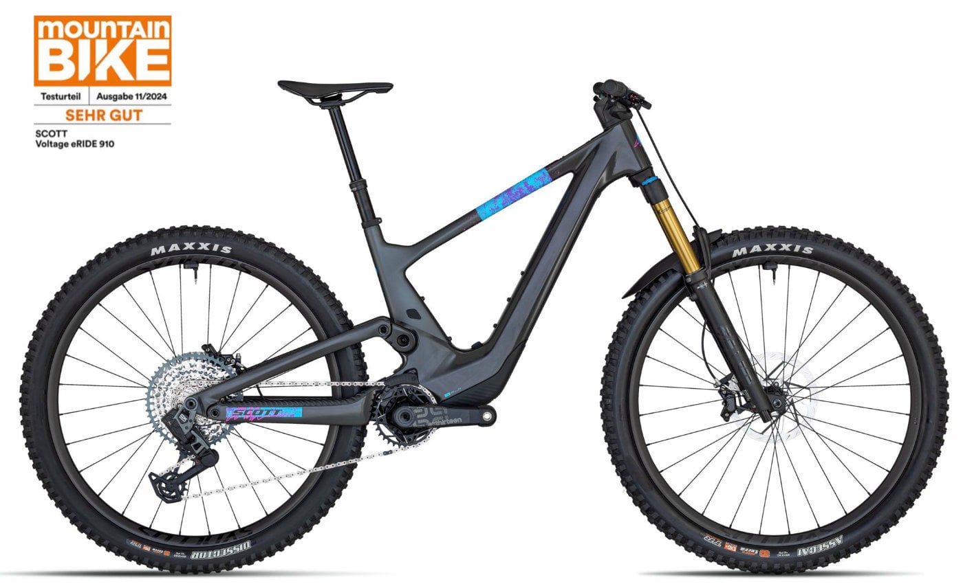 Scott Voltage eRIDE 900 Tuned - 29 Zoll 360Wh 12K Fully - Raw Carbon / Purple Marble