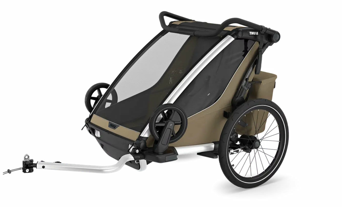 Thule Chariot Cross 2 double - Kinderfahrradanhänger - Faded Khaki