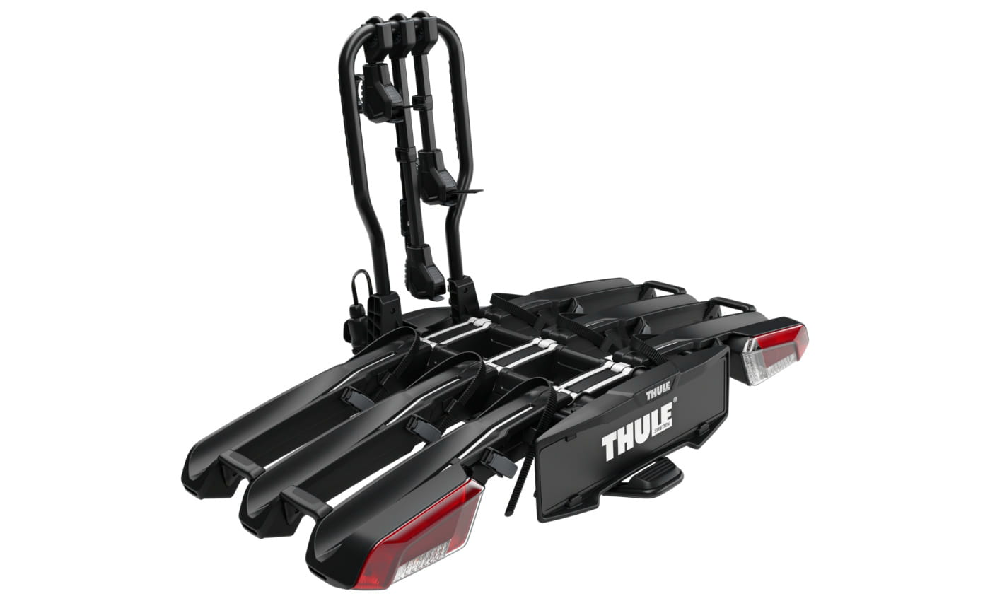 Thule EasyFold 3 - 3-Bike Anhängerkupplungs-Fahrradträger - schwarz