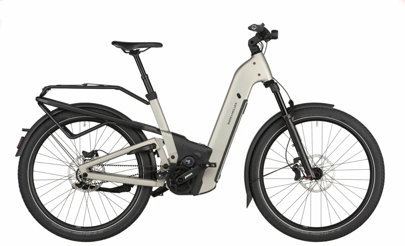 Riese & Müller Homage5 GT pinion - 27.5 Zoll 800Wh Pinion-12 Fully - warm silver