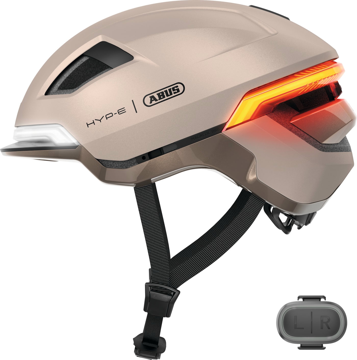 Abus HYP-E Helm - champagne gold