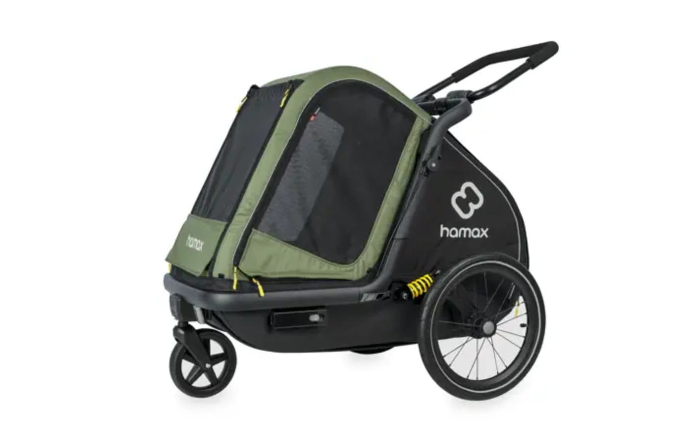 Hamax Pluto M - Hundeanhänger - green/ black