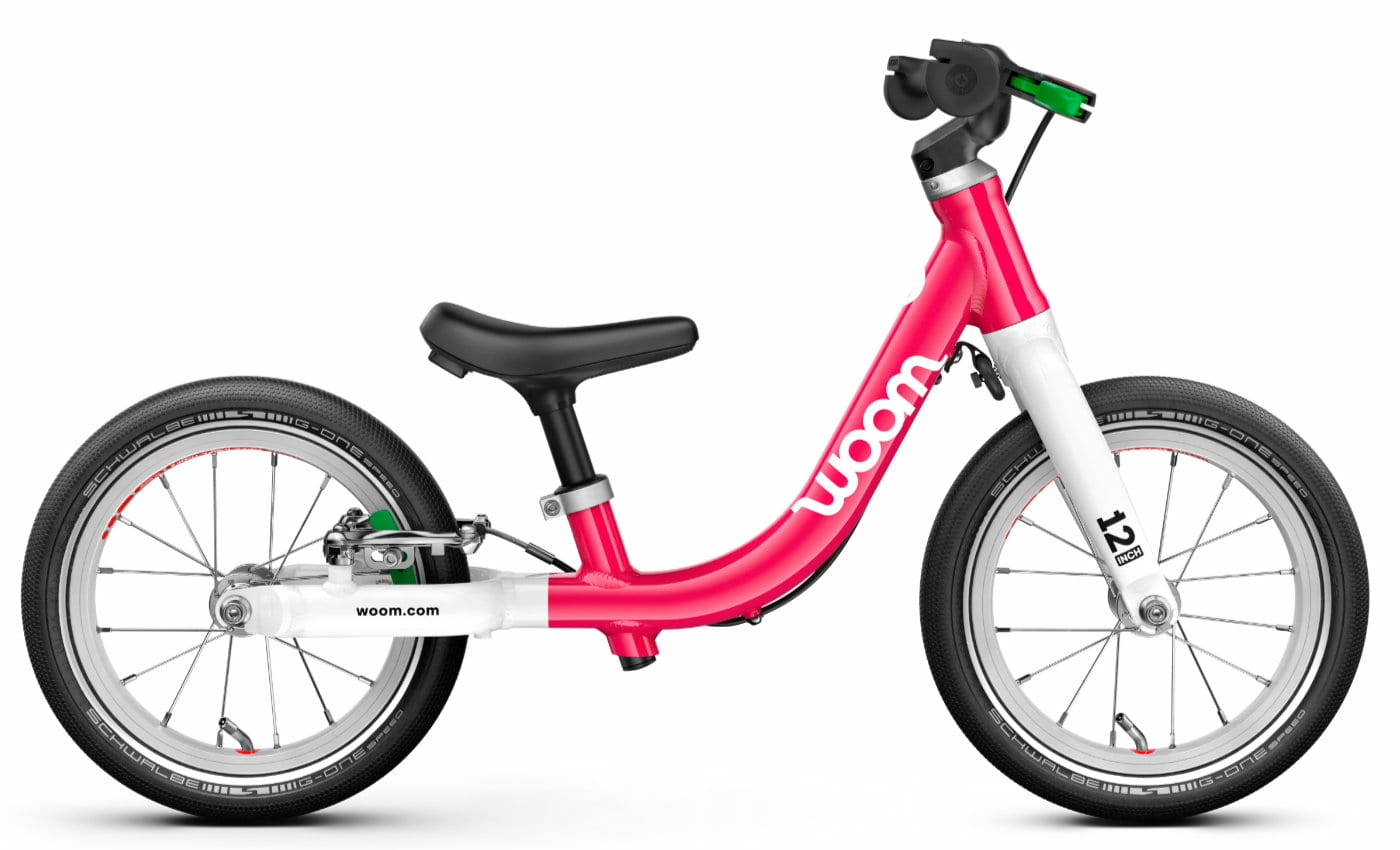 Woom GO 1 (Gen. H) - 12 Zoll Laufrad - hot pink