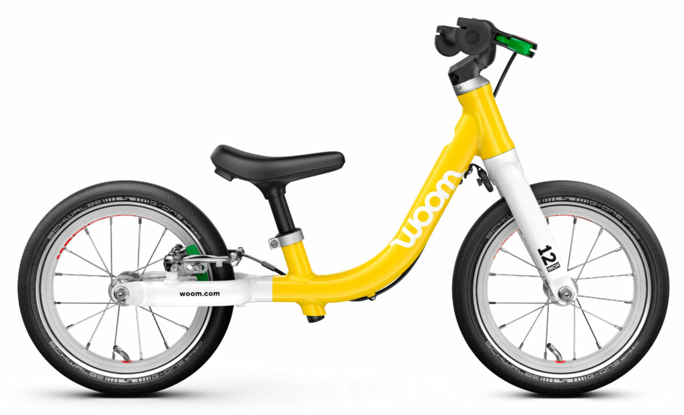 Woom GO 1 (Gen. H) - 12 Zoll Laufrad - vibrant yellow