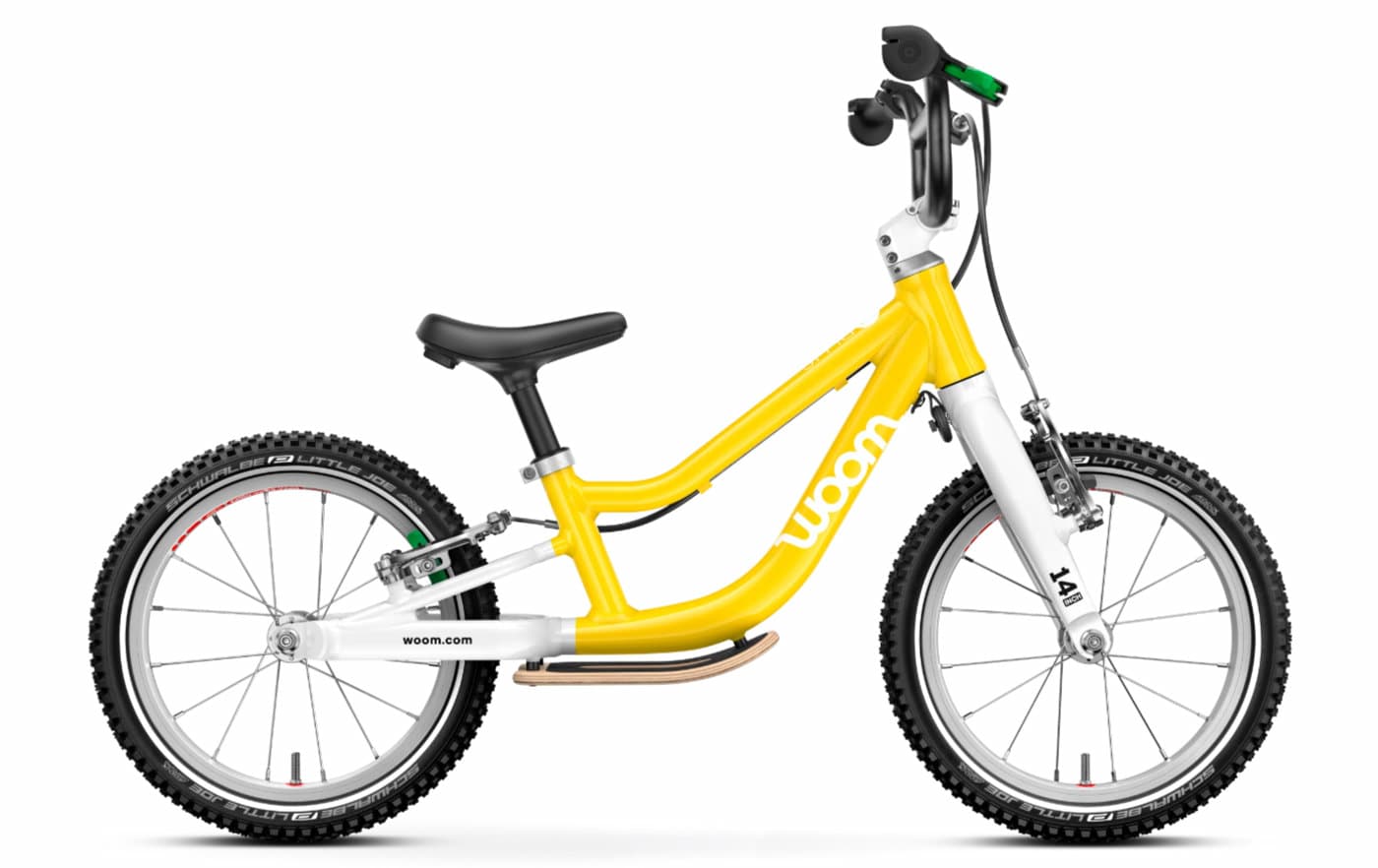 Woom GO 1+ (Gen. H) - 14 Zoll Laufrad - vibrant yellow