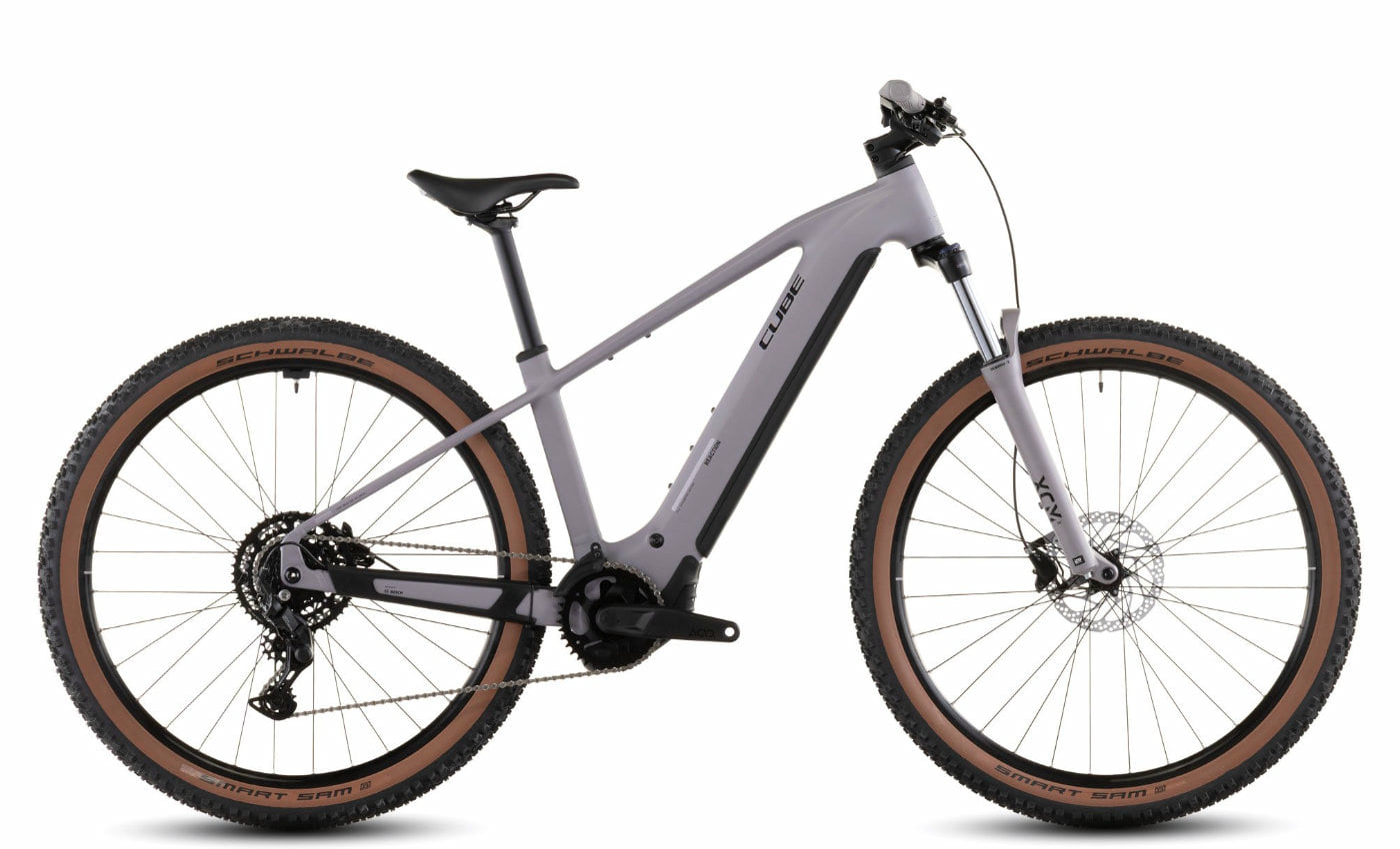 Cube Reaction Hybrid Performance 600 - 27.5/29 Zoll 600Wh 9K Diamant - plumgrey´n´black