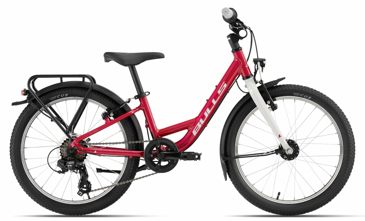 BULLS TOKEE STREET 24 7G outer - 24 Zoll 7K Wave - rouge red