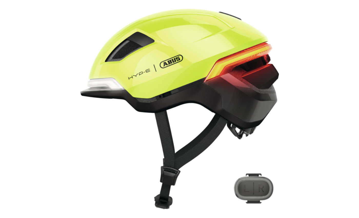 Abus HYP-E Helm - signal yellow