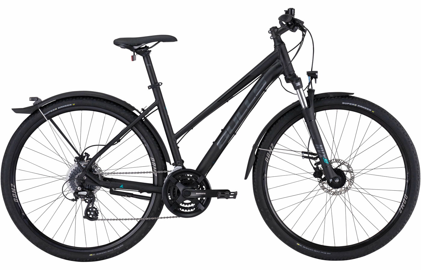 BULLS Cross Bike Street - 28 Zoll 24K Trapez - black matt