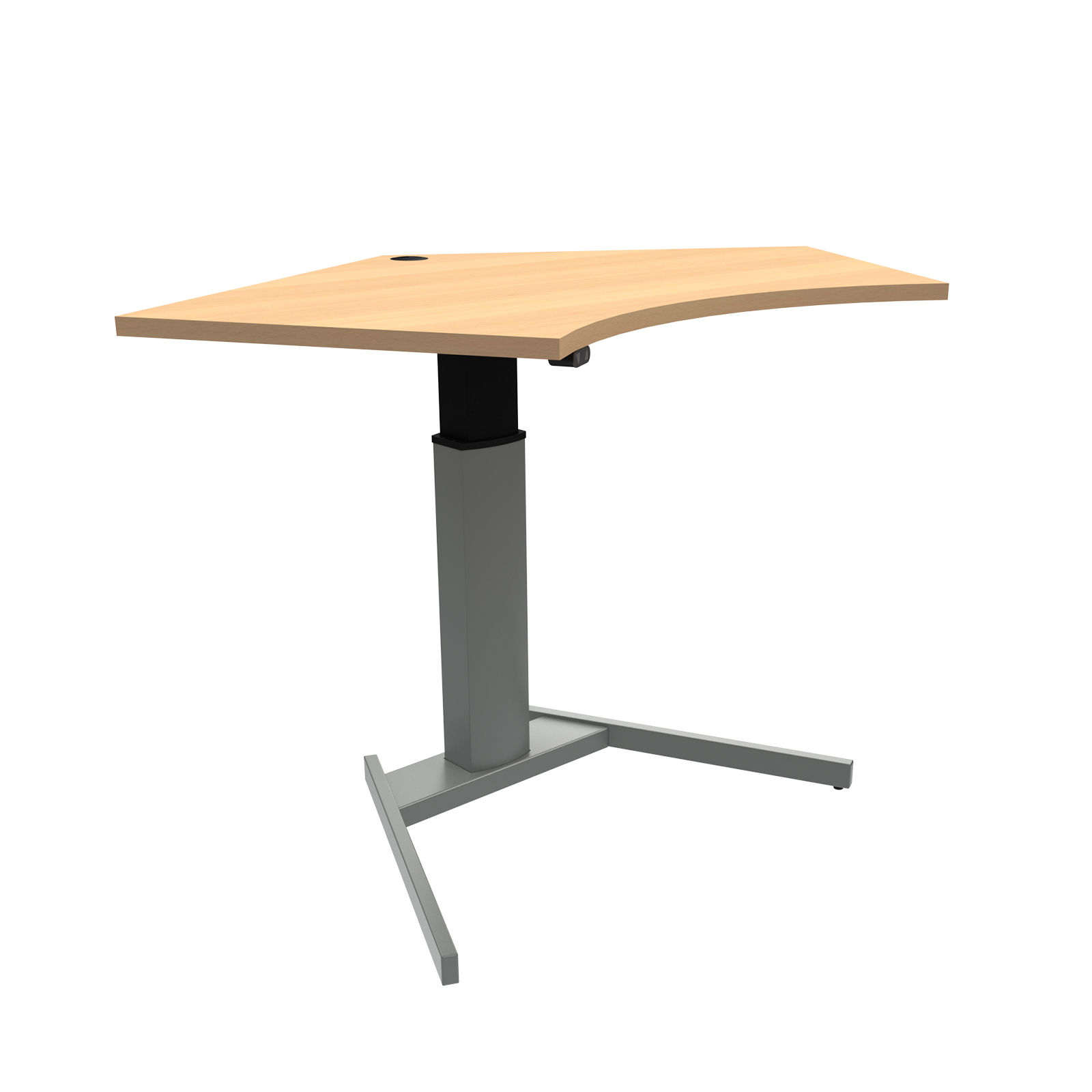 FramePower Tischgestell Inno-Speaker (Tischplatte: 138x92 cm Buche (Geschwungen)|Rollen: - keine Rollen -|Sonderfunktion: Akku)