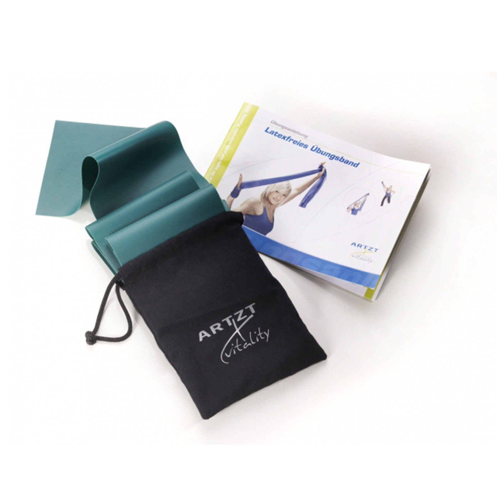 Artzt Vitality Übungsband latexfrei (Länge: 2,5 m|Farbe: Grün (Stark))