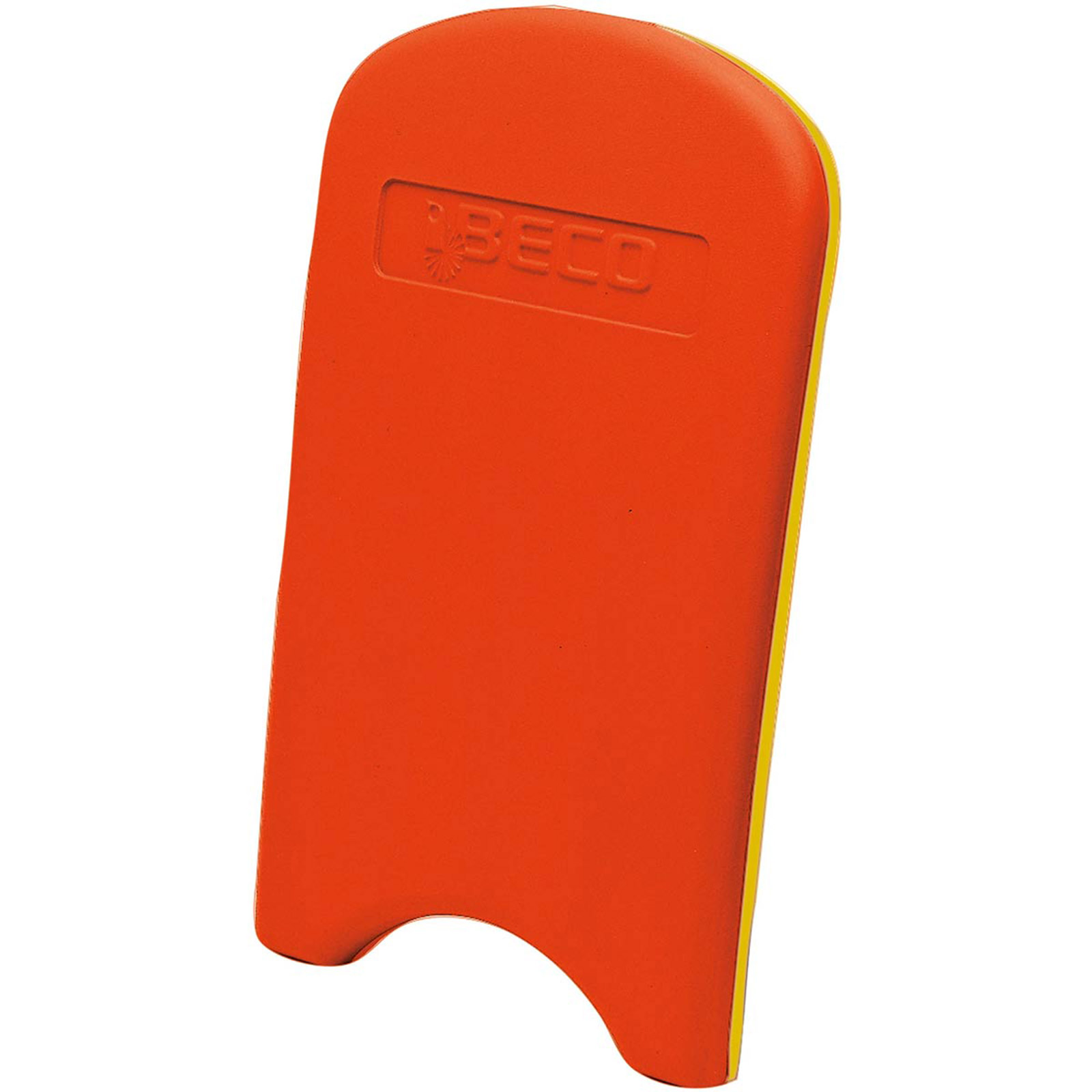 BECO Kick Board Team Schwimmbrett (Farbe: Rot-Gelb)