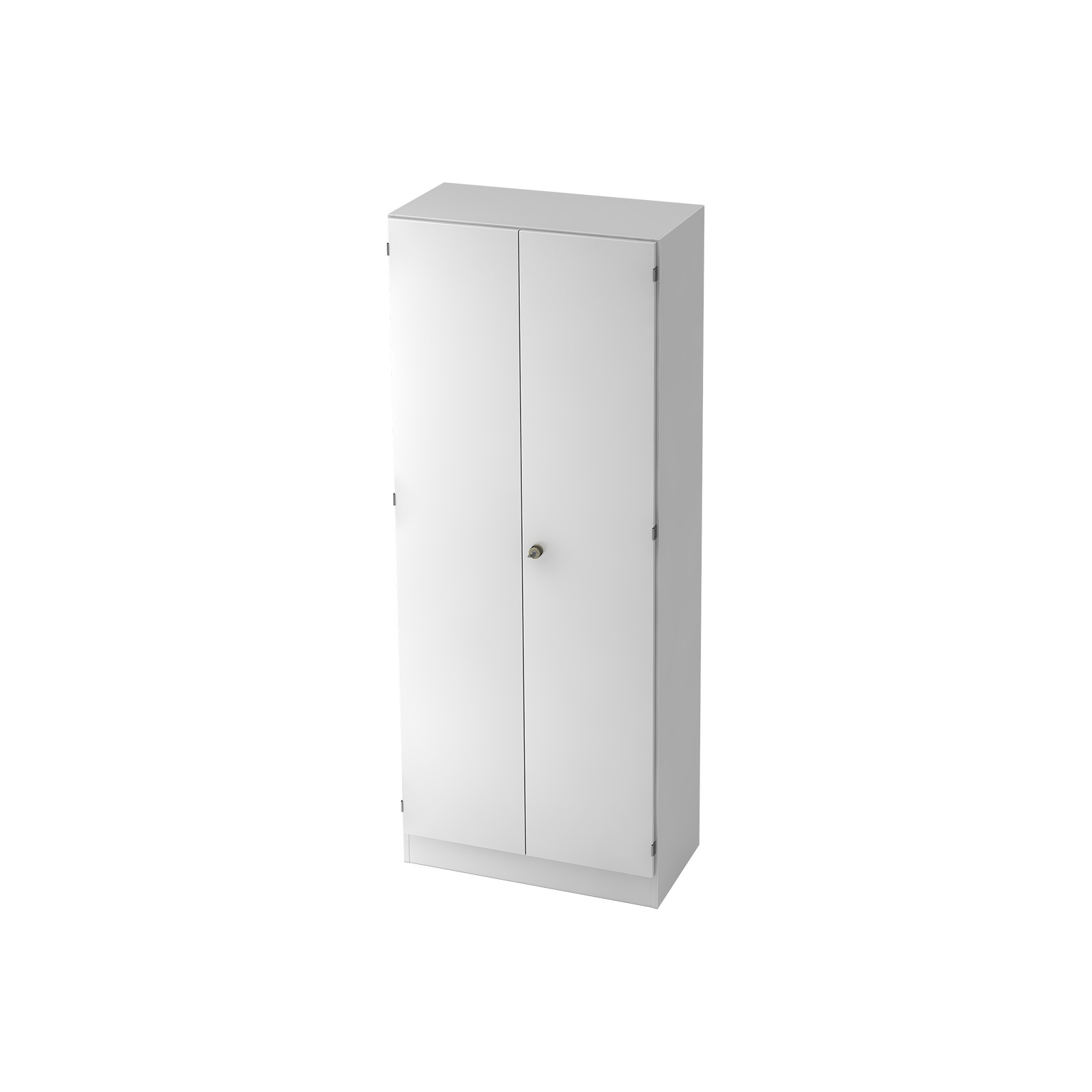 Hammerbacher Schrank 5 OH abschließbar Solid 6100 (Dekor Front: Weiß|Dekor Korpus: Weiß)