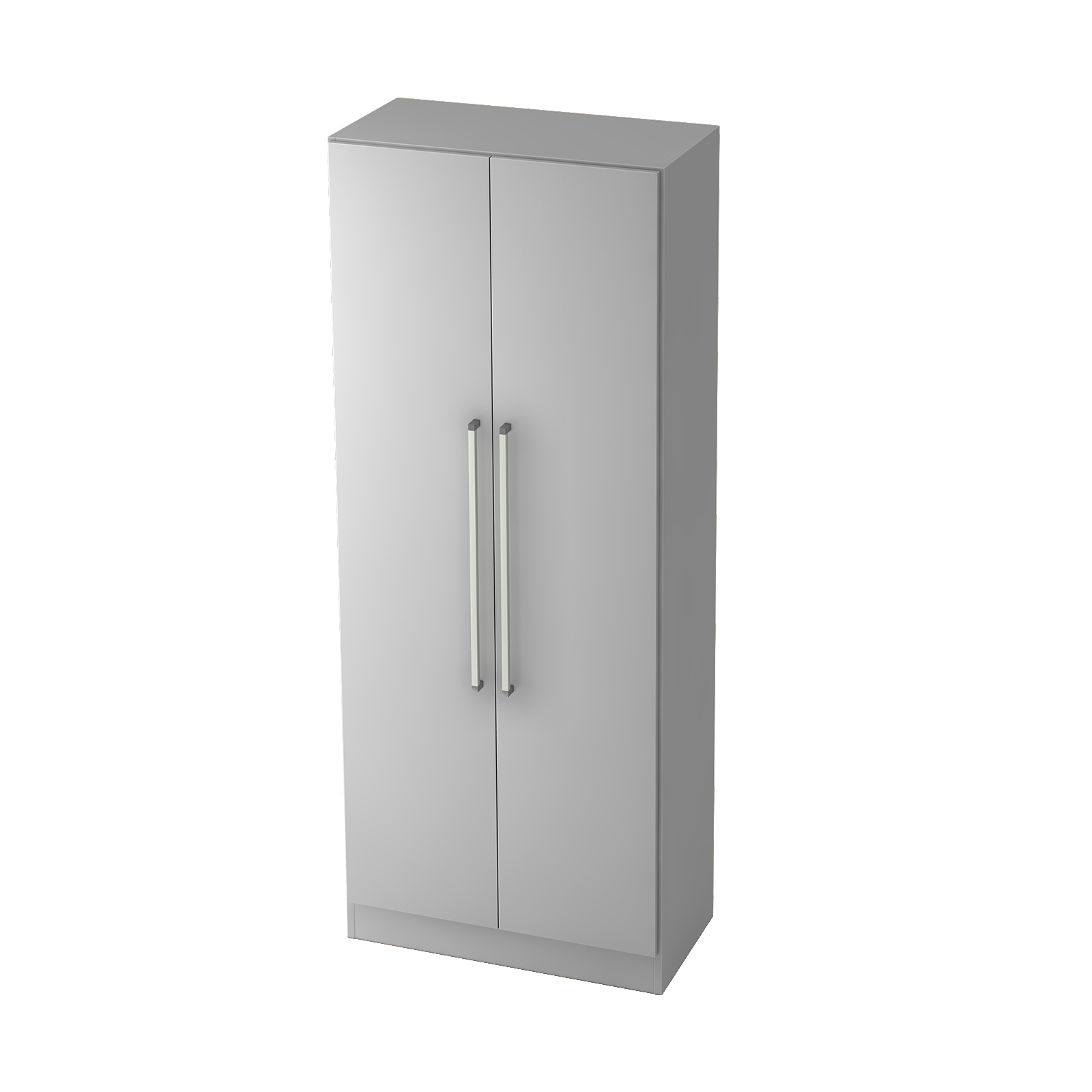 Hammerbacher Schrank 5 OH Solid 7100 (Griff: Chromgriff|Dekor Front: Grau|Dekor Korpus: Grau)