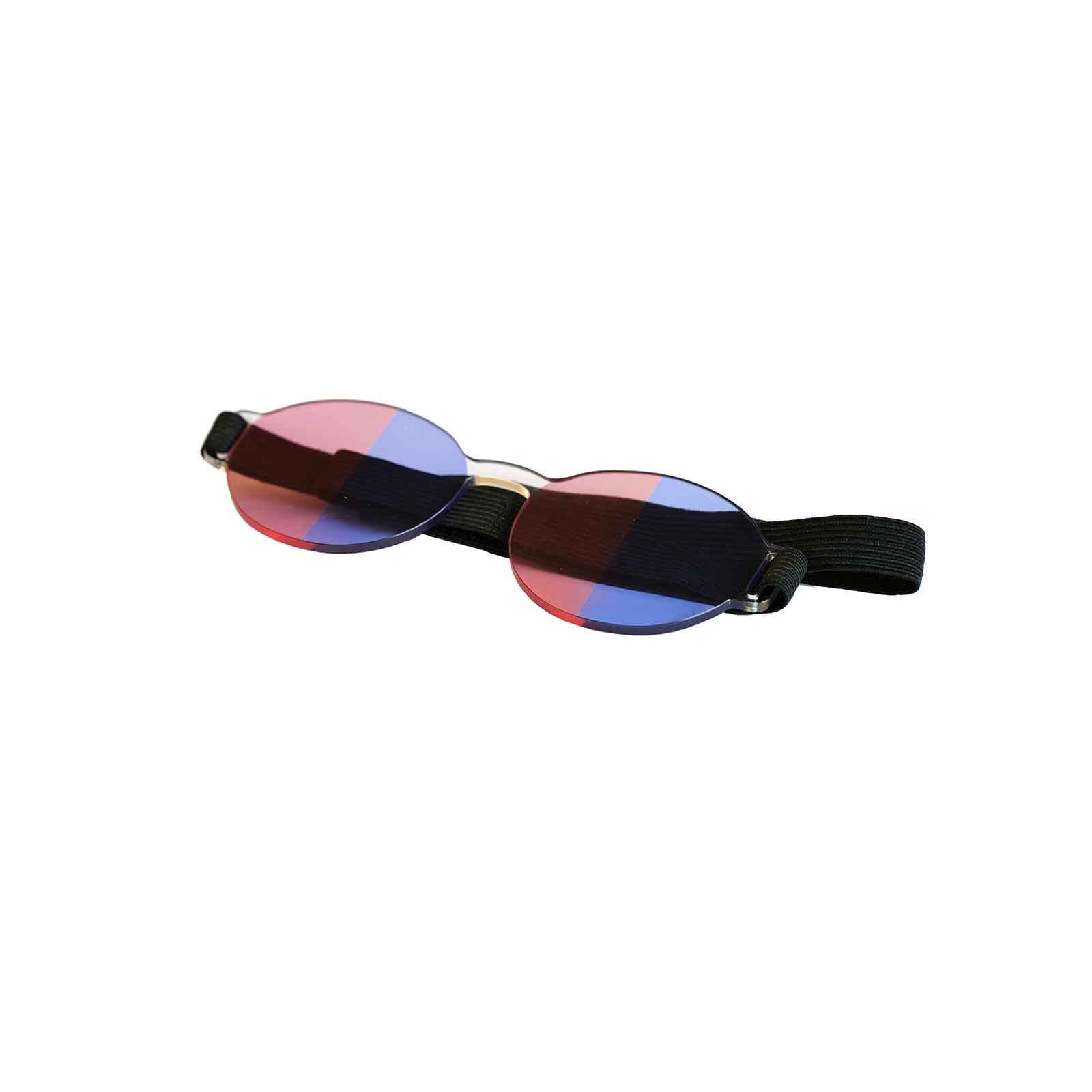 Artzt neuro Halbfeld-Brille (Farbe: Rot-Blau)