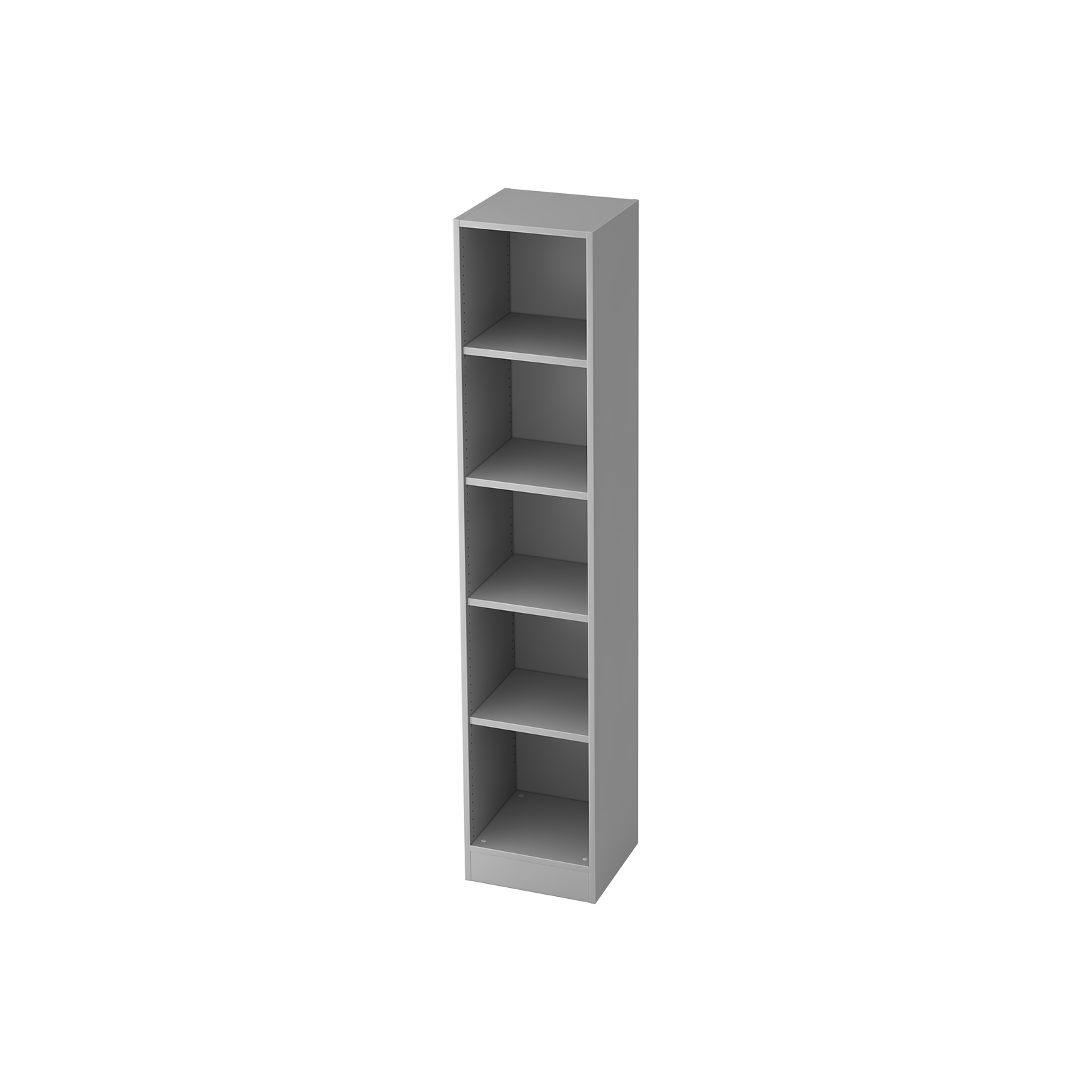 Hammerbacher Regal 5 OH schmal Solid 6040 (Dekor: Grau)