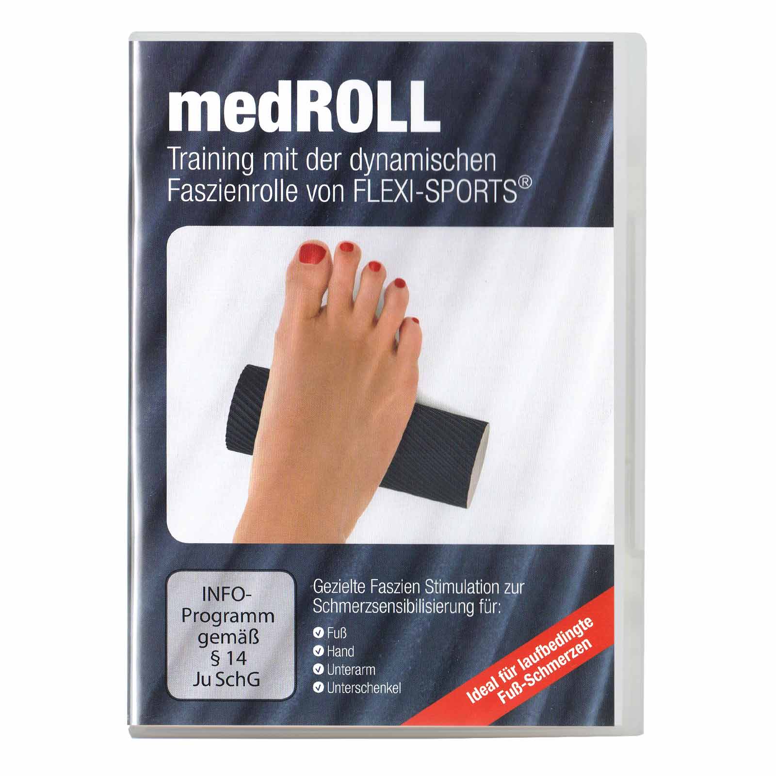 FLEXI-SPORTS® DVD medROLL - Training mit der dynamischen Faszienrolle