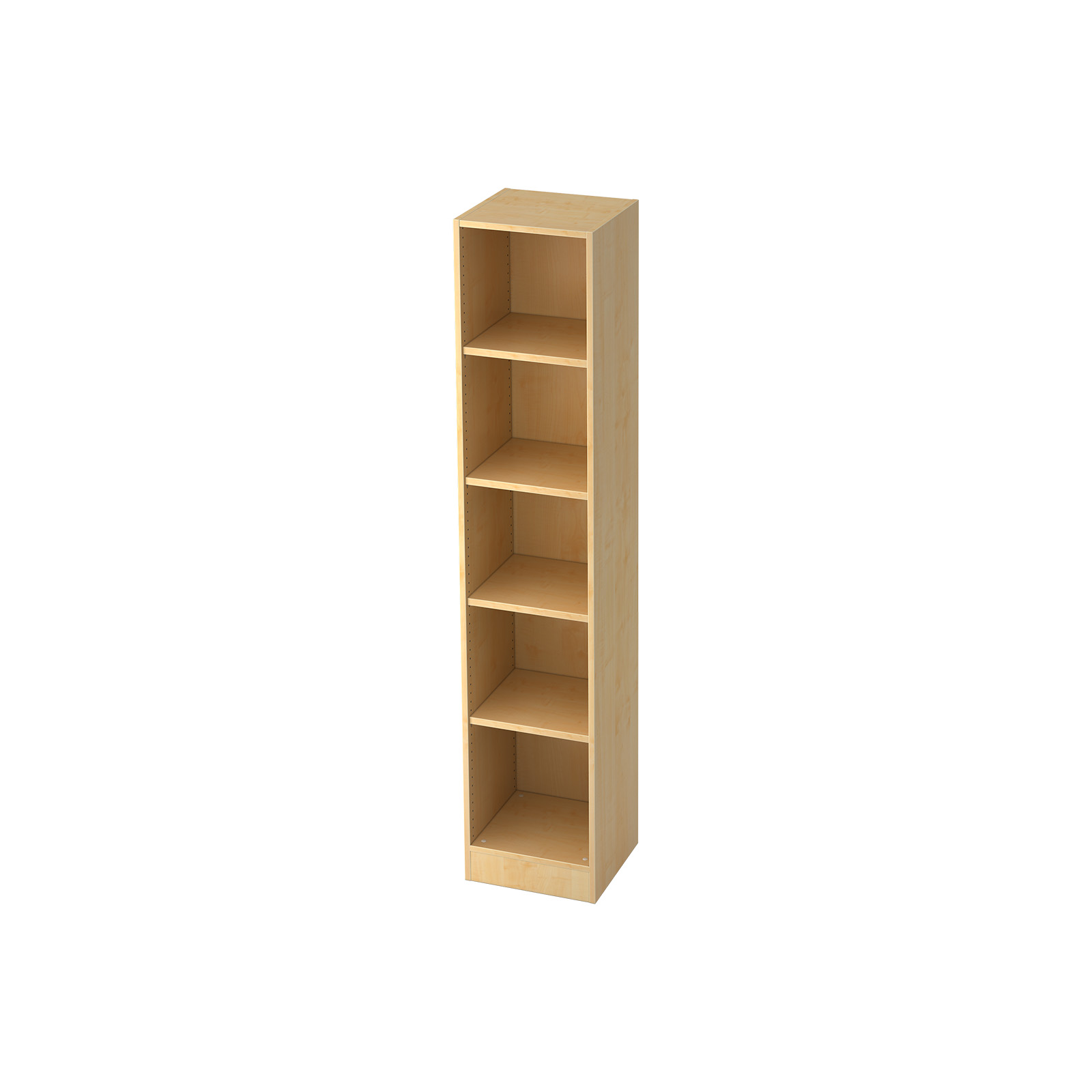 Hammerbacher Regal 5 OH schmal Solid 6040 (Dekor: Ahorn)