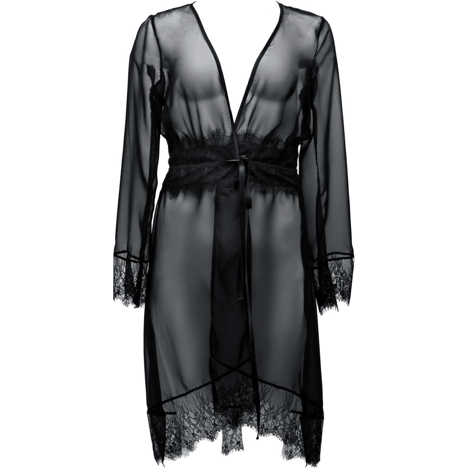 Escora Hauchfeiner Chiffon Negligee - Mantel