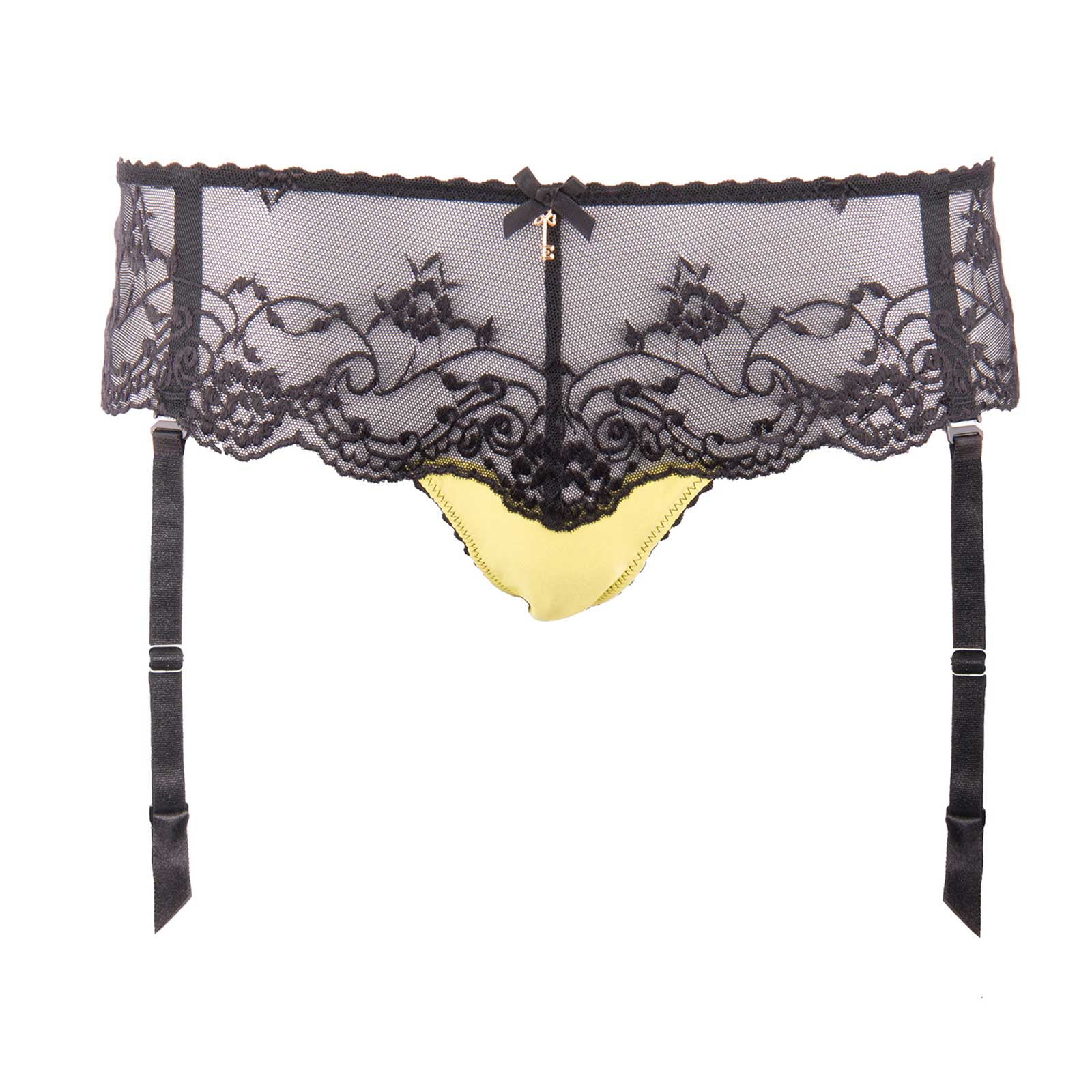 Escora Traumhafter String Panty mit abnehmbaren Strapsen