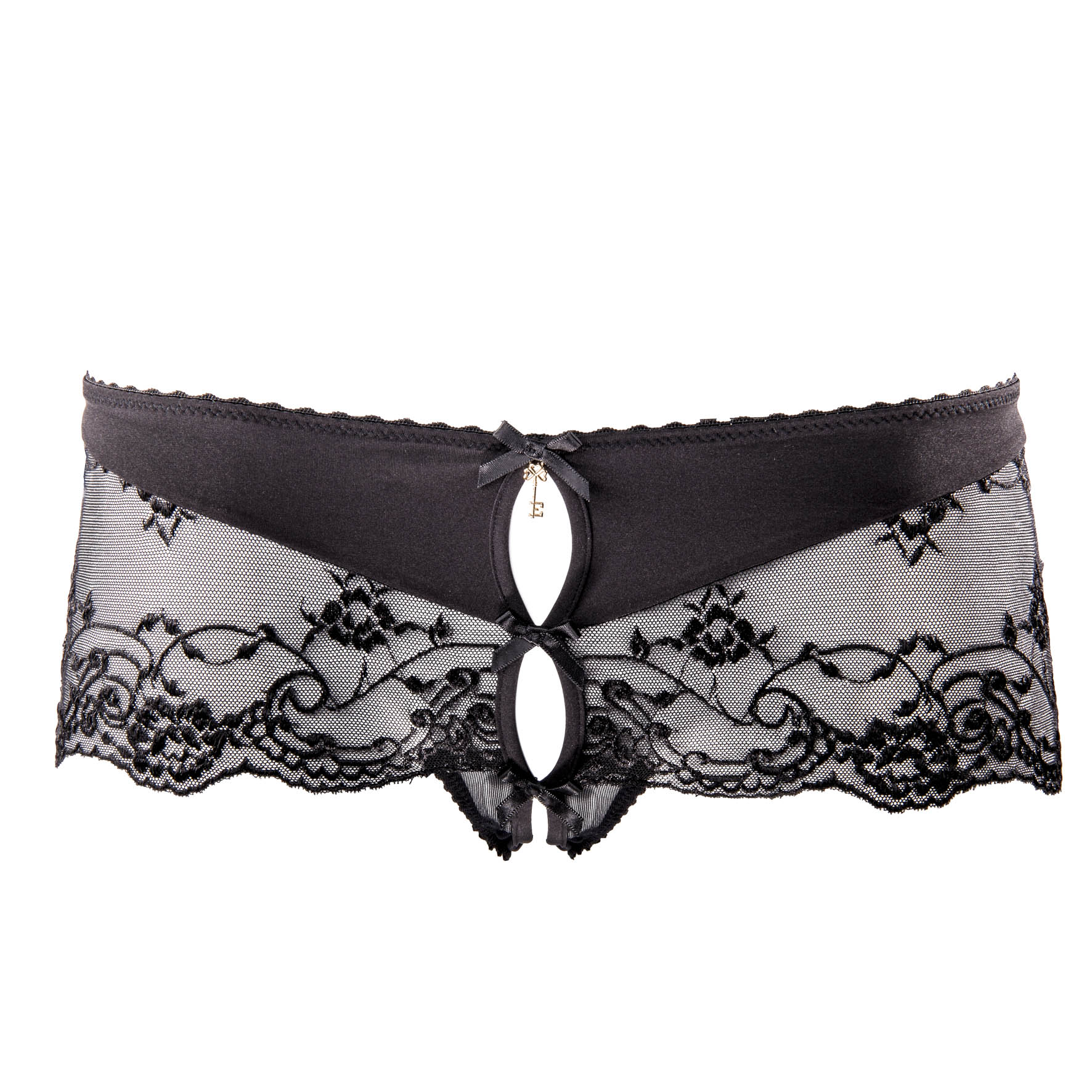 Escora Celina Panty Ouvert in Schwarz