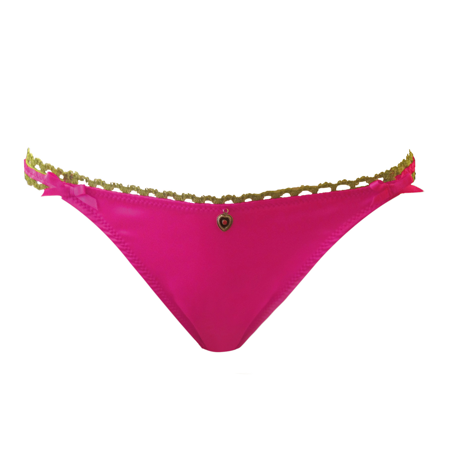 Escora Escora Dirndl String in Grün Pink