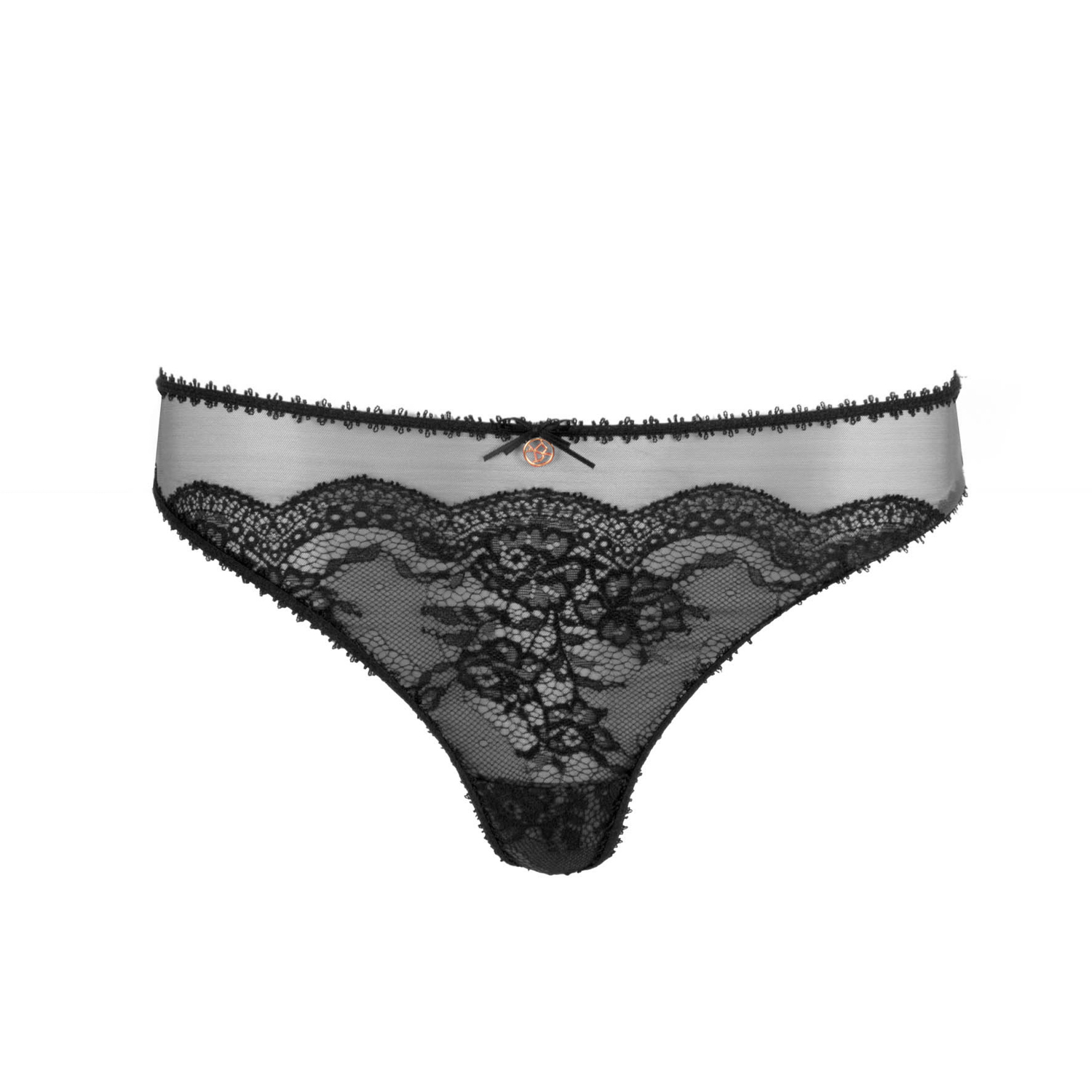 Escora Eleganter String, schwarz