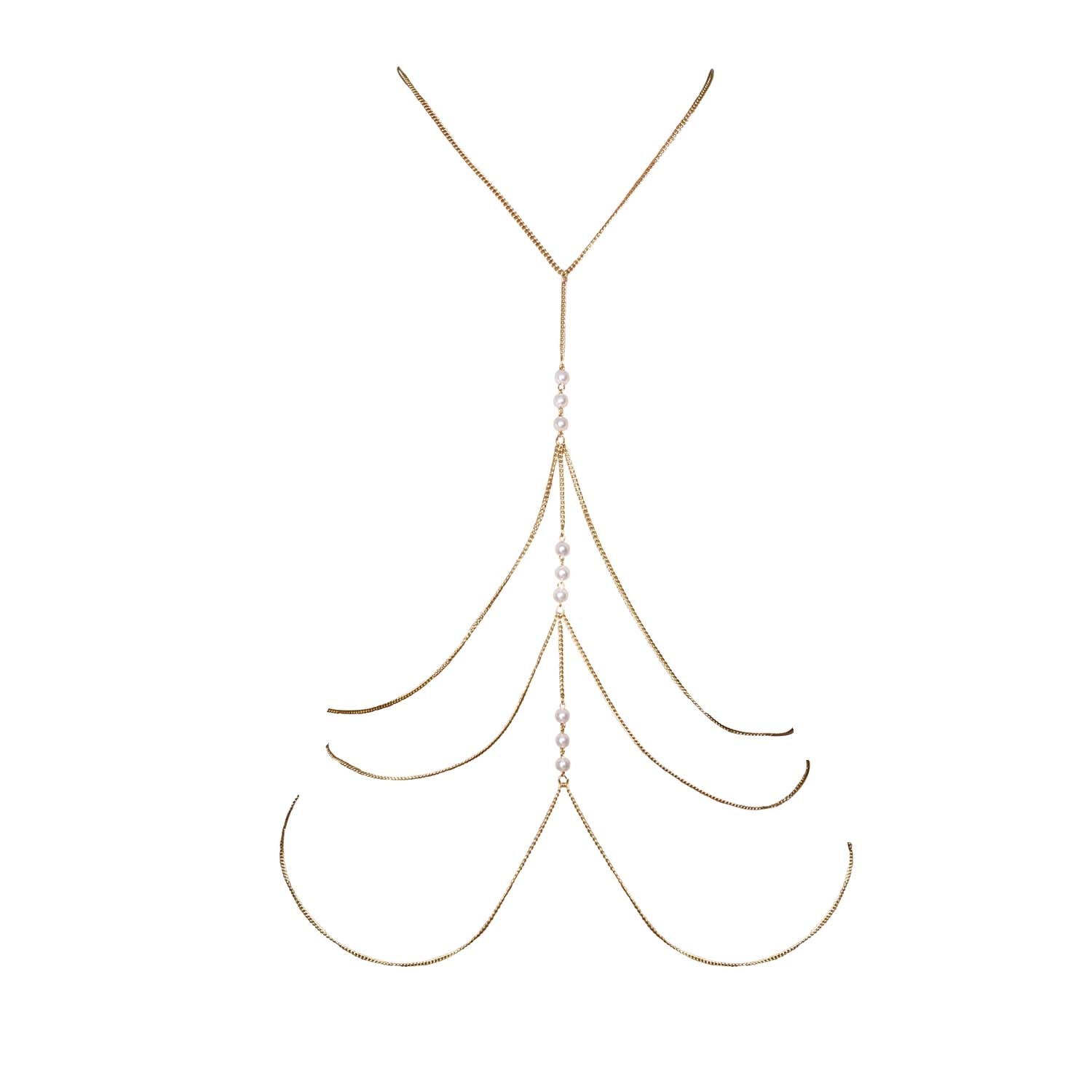 Escora Faszinierende Bodykette mit Perlen