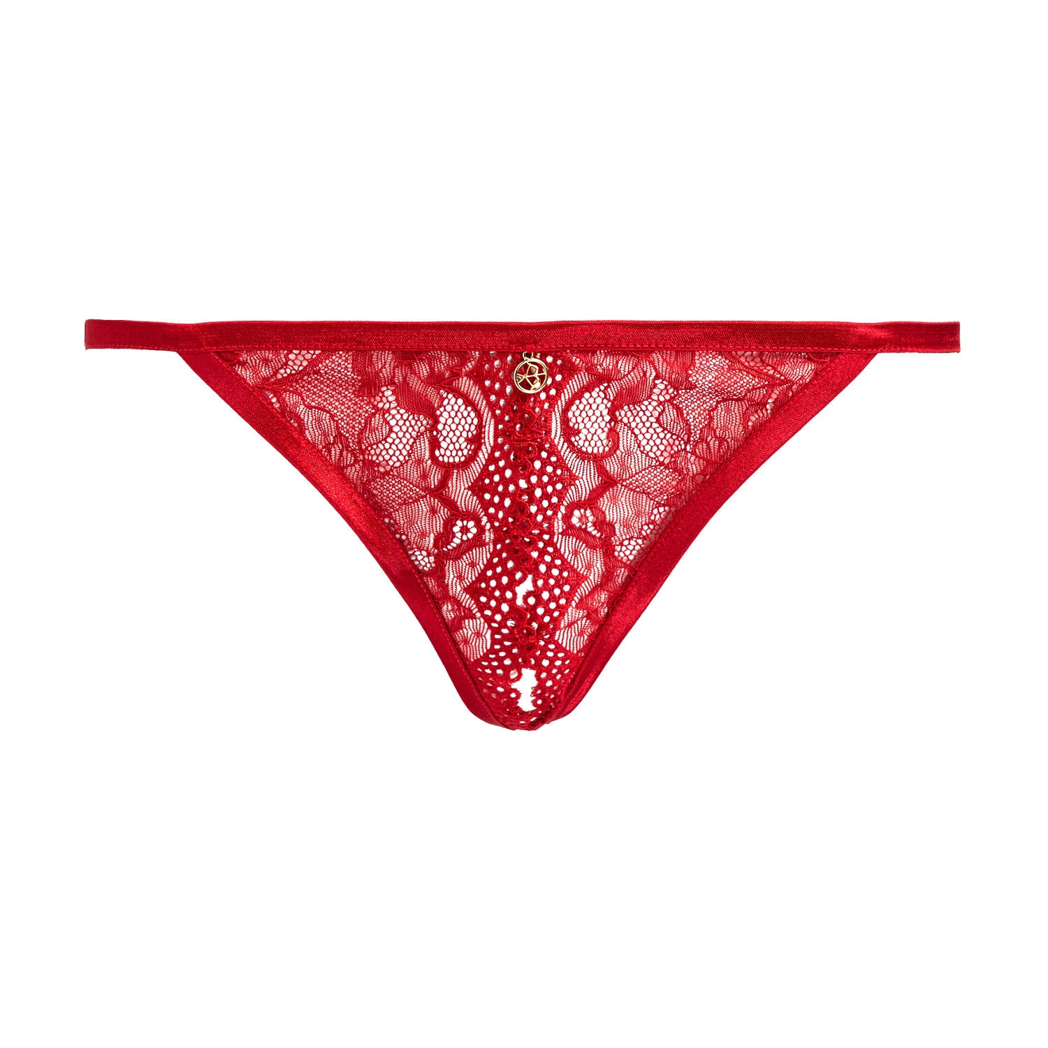 Escora Feiner String Tanga Ouvert von Diamor in Rot