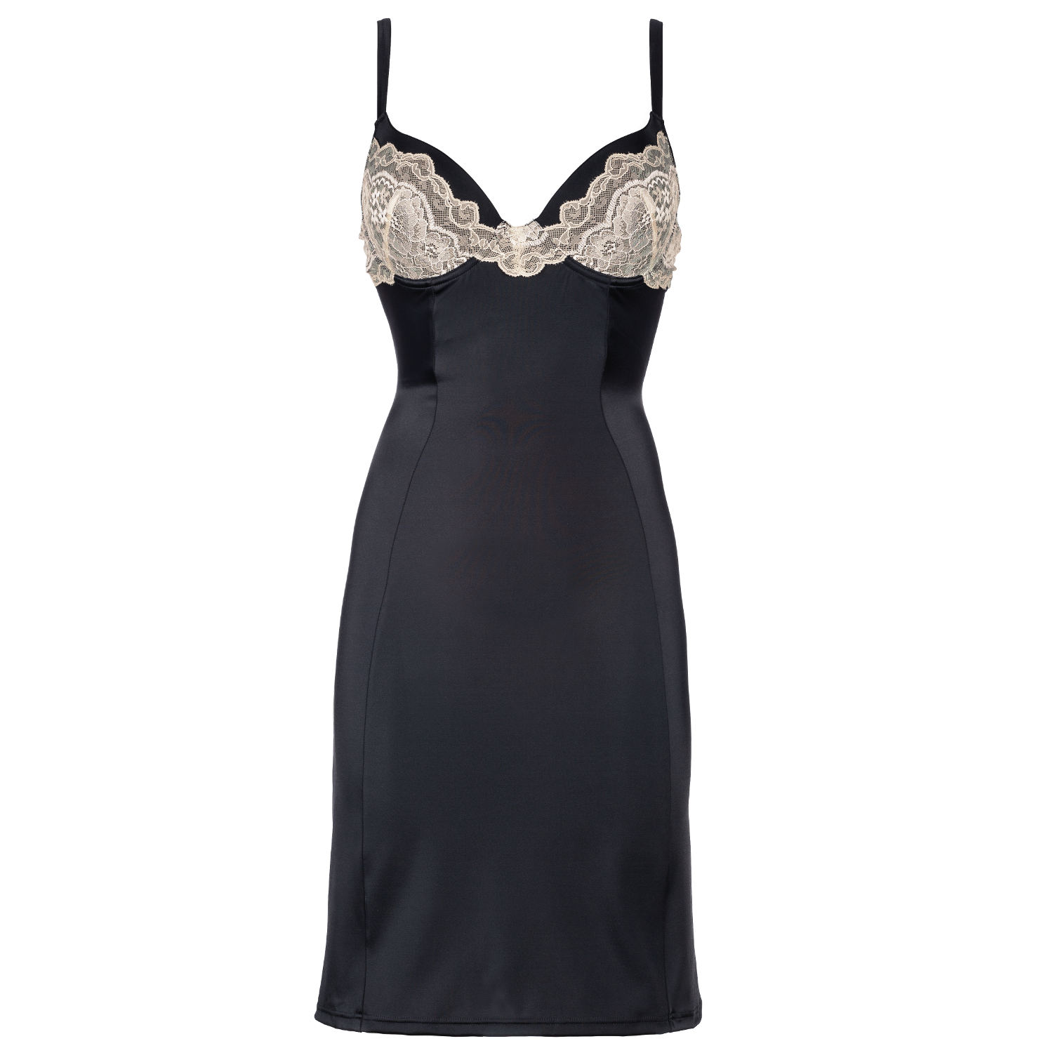 Escora Elegantes Kleid mit Liquid-Push-Up-BH