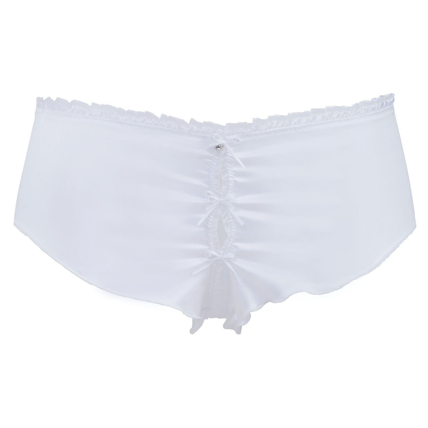 Escora Panty Ouvert in Weiß
