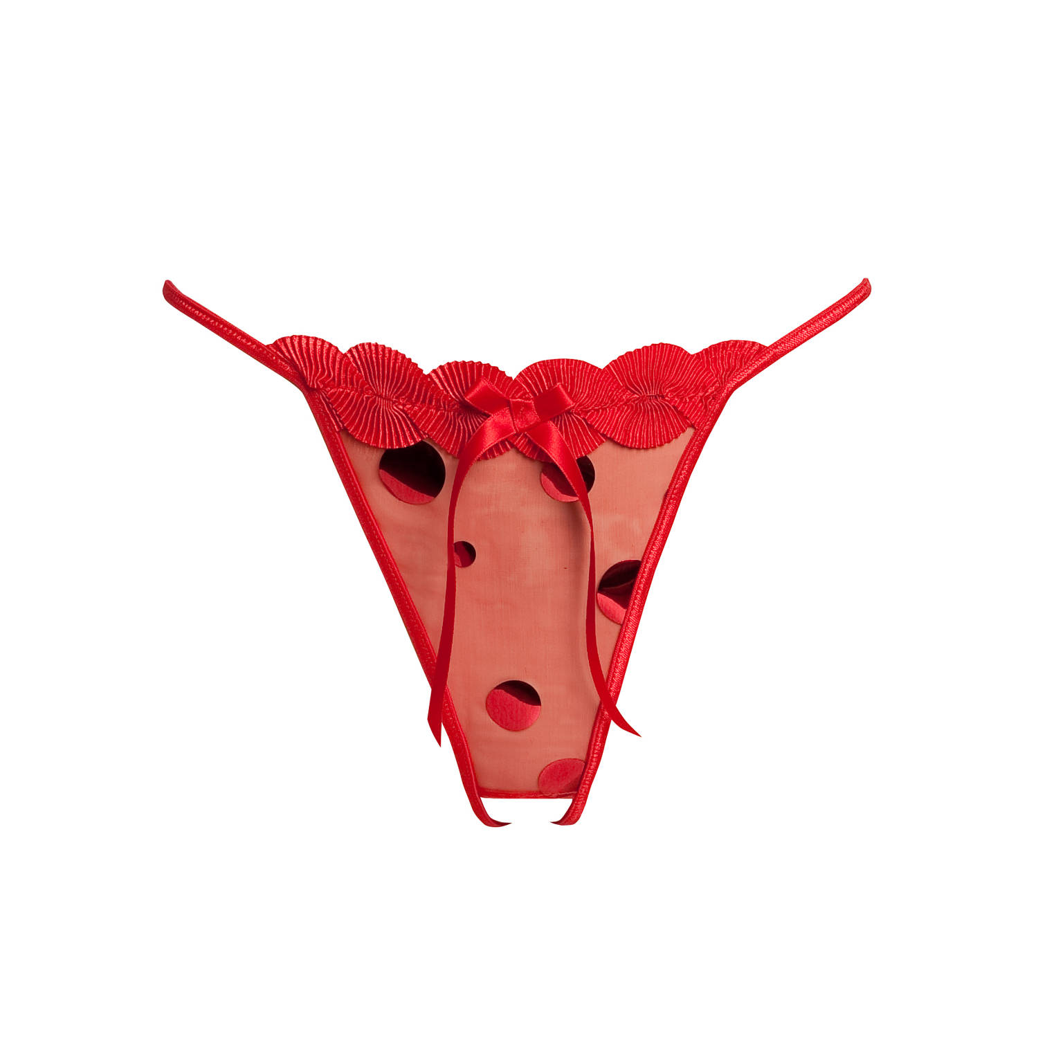 Escora Diamor String Ouvert in Rot