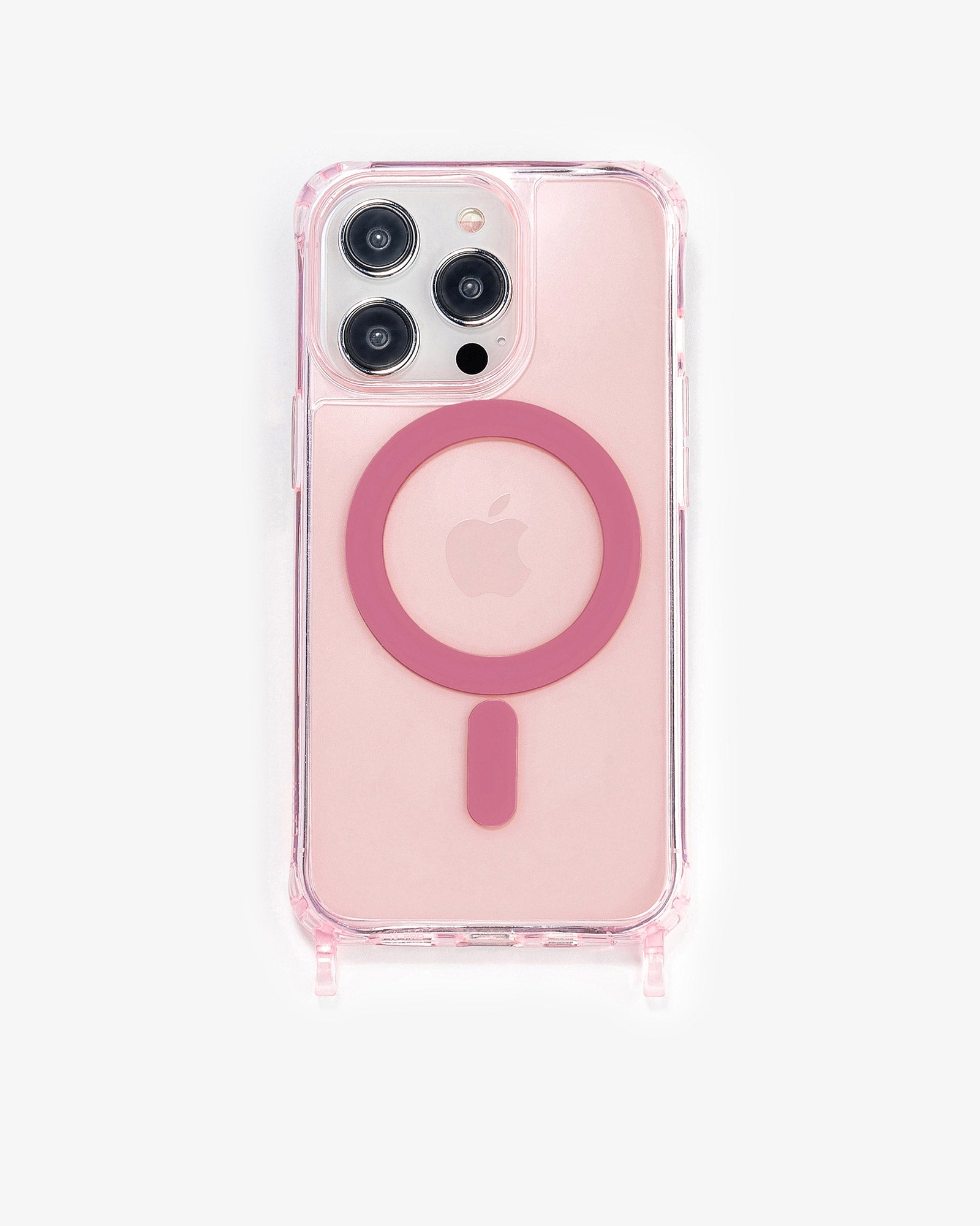 Durchsichtige Handyhülle modell  Apple iPhone 12 Pro Max Clear Case Pink Lemonade MagSafe