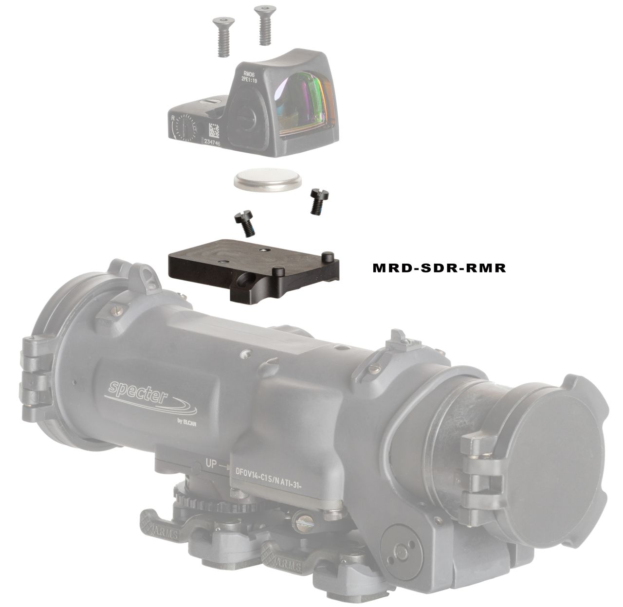Elcan RMR Montage Trijicon Zielfernrohr