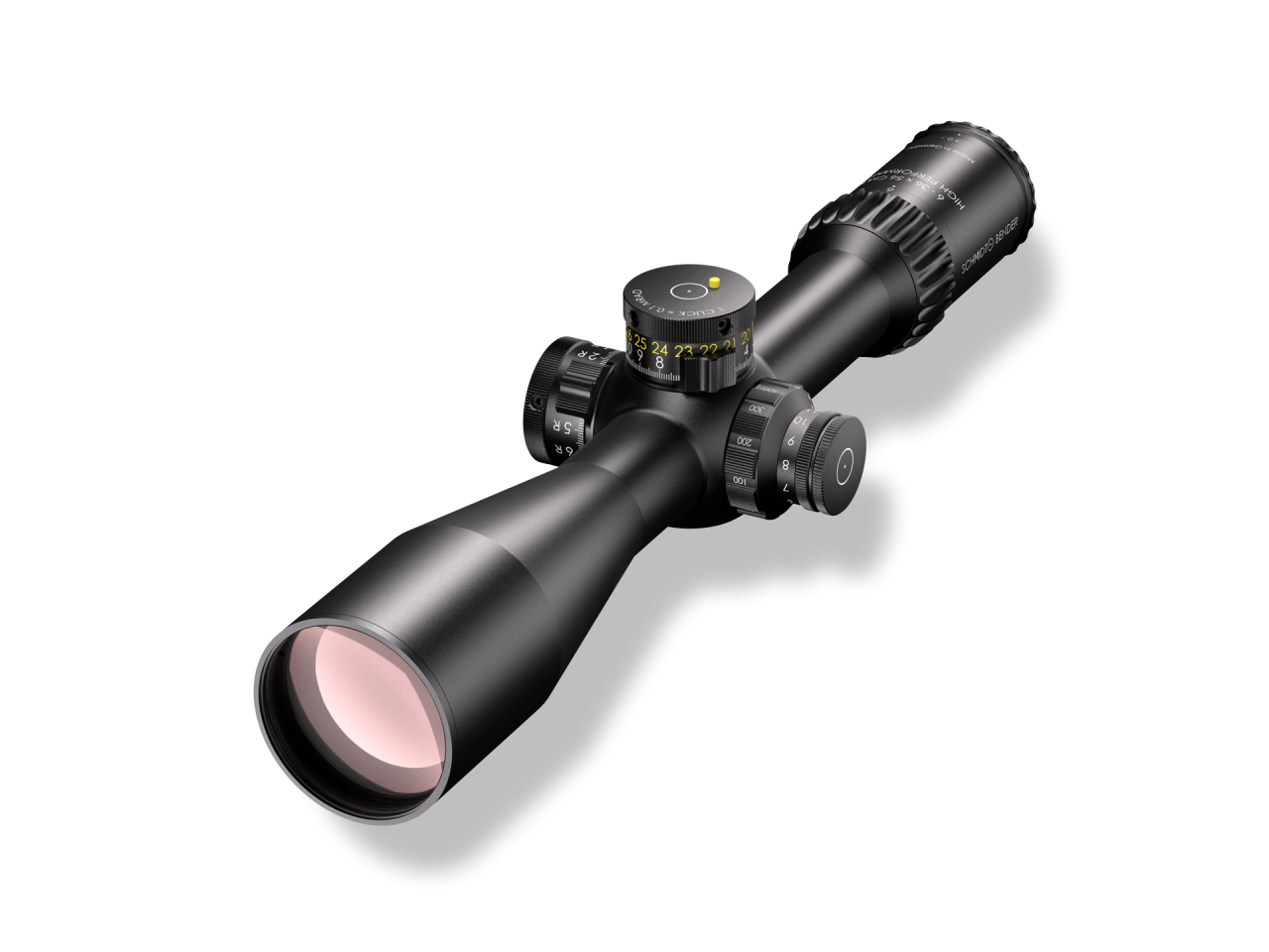 Schmidt & Bender 6-36x56 PM II DT27 LPI Zielfernrohr Im Uhrzeigersinn (CW) P5FL