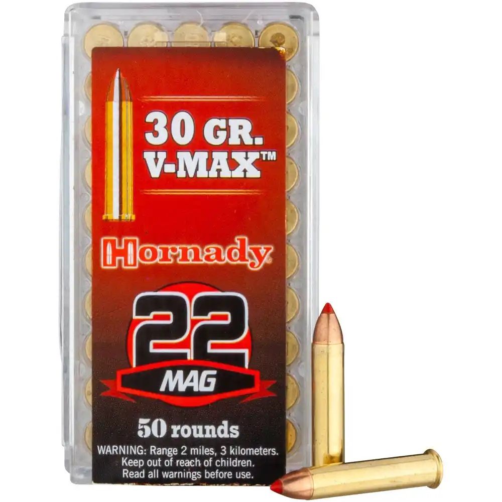 Hornady .22 WMR V-Max 30grs, 50 Schuss