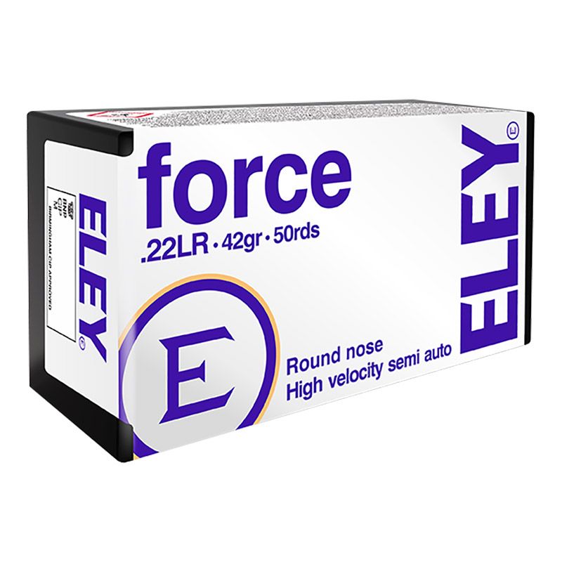 Eley .22lr Force 42grs. KK-Munition, 50 Schuss