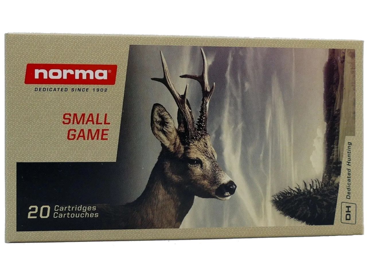 Norma .222 Rem. Small Game Teilmantel 62grs, 20 Schuss