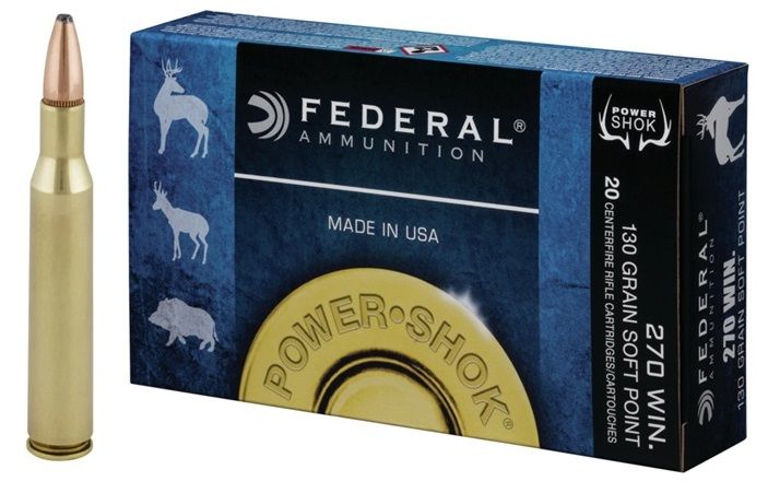 Federal .270 Win. Power Shok SP 130grs. 20 Schuss