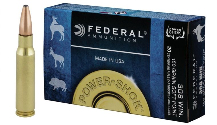 Federal .308 Win. Power Shock Soft Point 20 Schuss Geschossgewicht: 180 grs