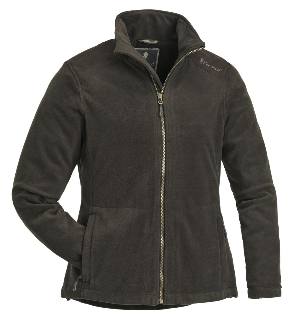 Pinewood Retriever Damen Fleecejacke Größe: XL, Farbe: schwarz / schwarz