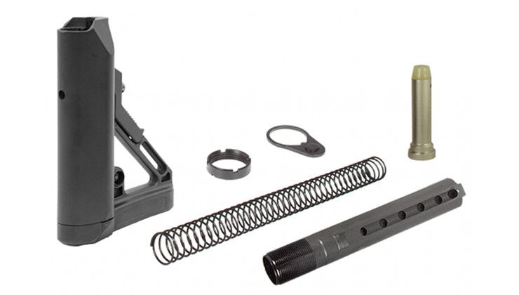 UTG Pro AR15 OPS Ready S1 Schulterstützen-Set, Schwarz 