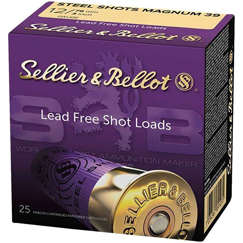 Sellier & Bellot Jagd Steel 12/76 39g, 3,3mm, 25 Schuss 
